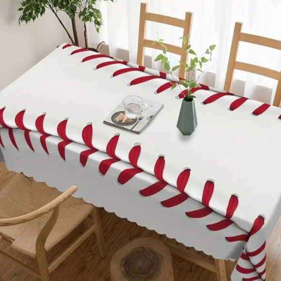 Baseball Tablecloth - Picture 2 of 2